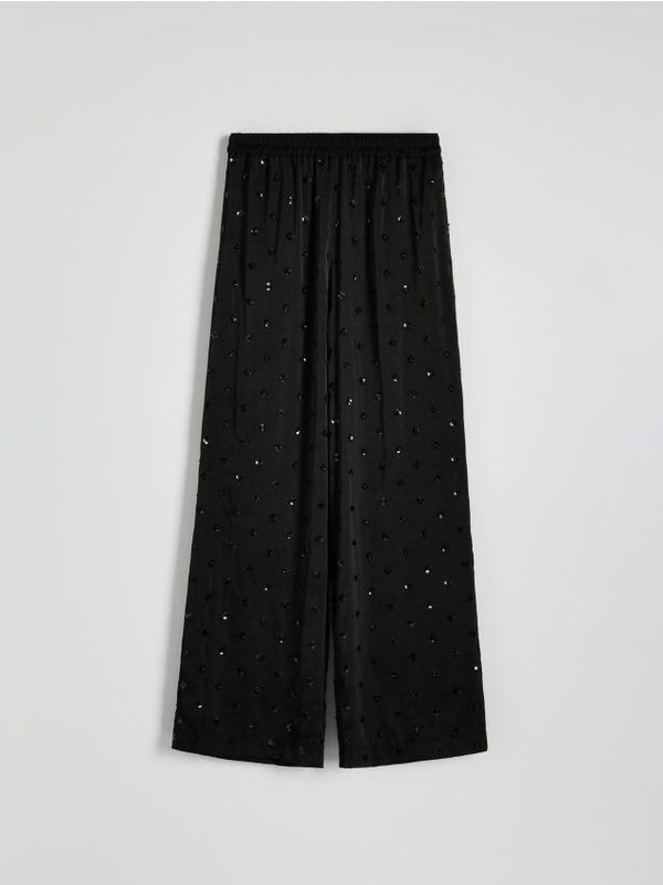 Reserved Reserved - LADIES` TROUSERS - crno