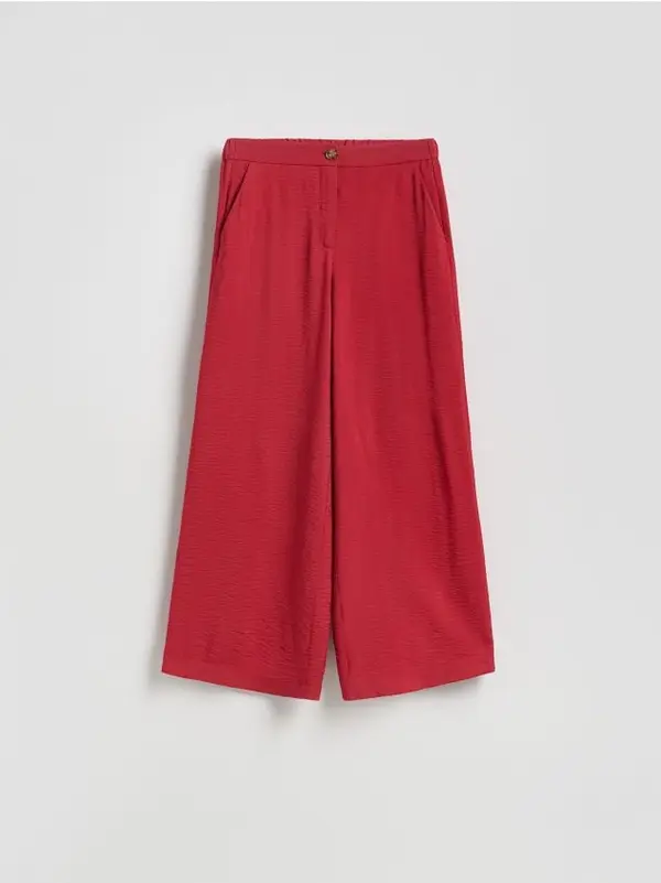 Reserved Reserved - LADIES` TROUSERS - crvena