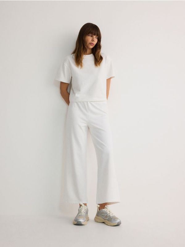 Reserved Reserved - LADIES` TROUSERS - krem