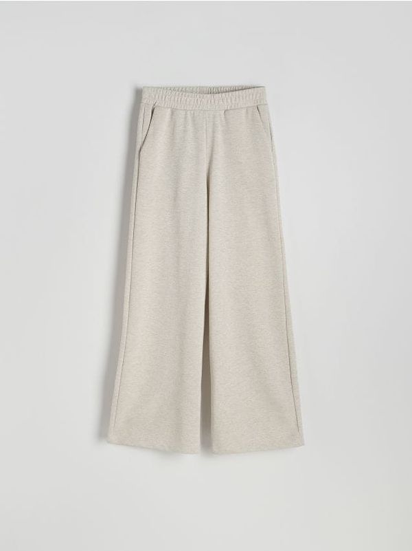 Reserved Reserved - LADIES` TROUSERS - light grey