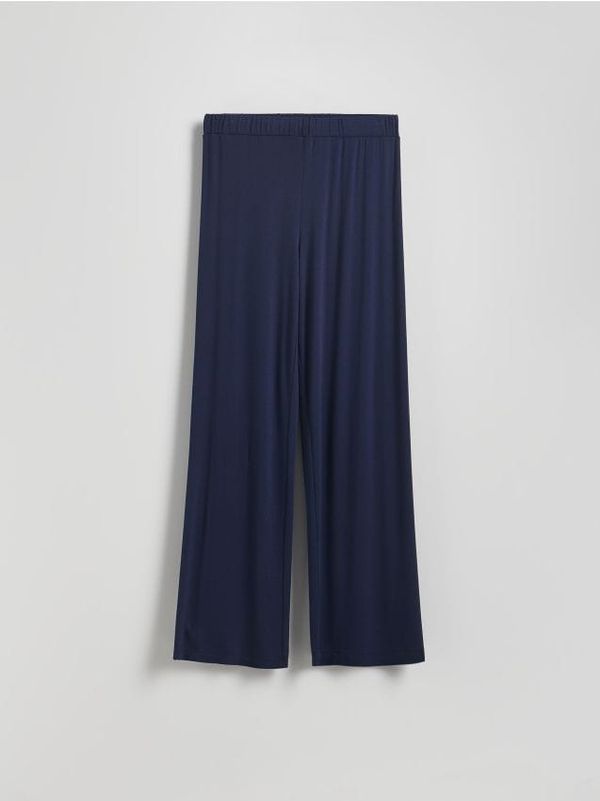 Reserved Reserved - LADIES` TROUSERS - mornarsko plava