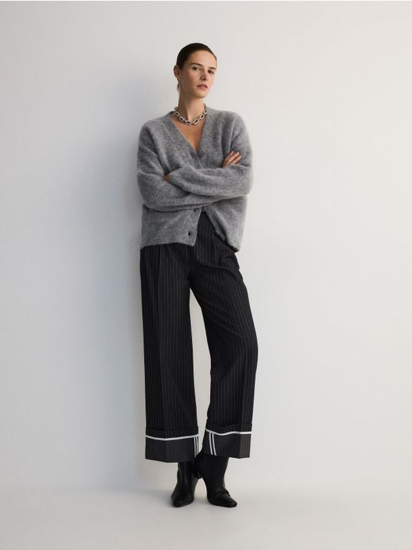 Reserved Reserved - LADIES` TROUSERS - šaren