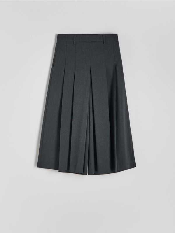 Reserved Reserved - LADIES` TROUSERS - srednjesivo