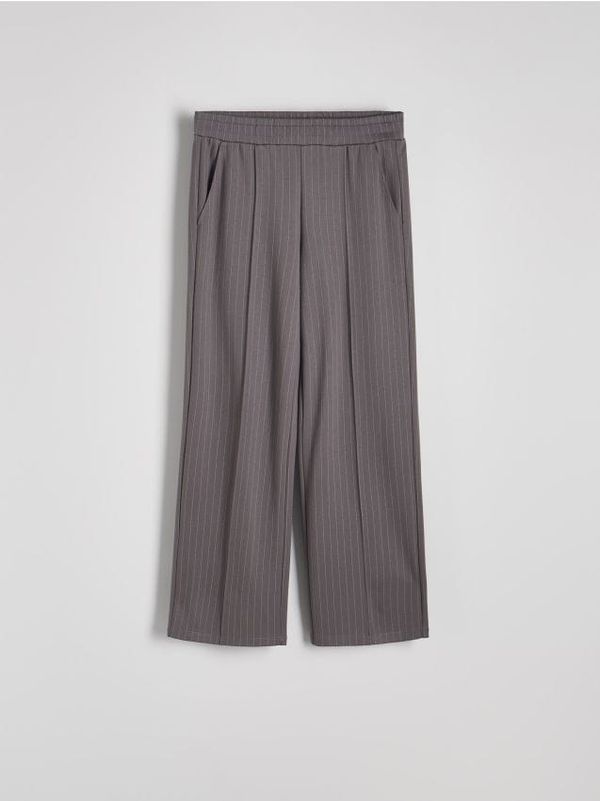 Reserved Reserved - LADIES` TROUSERS - tamnosivo