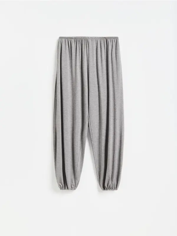 Reserved Reserved - LADIES` TROUSERS - tamnosivo