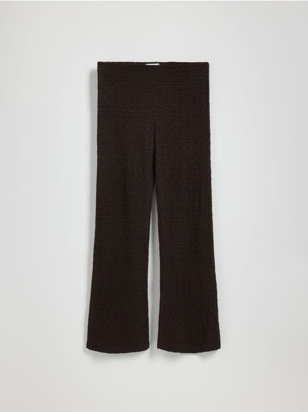 Reserved Reserved - LADIES` TROUSERS - tamnosmeđe