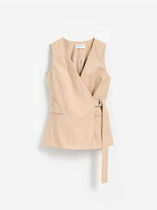 Reserved Reserved - LADIES` VEST - bež