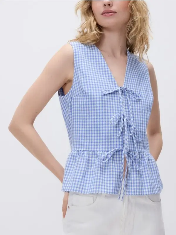 Reserved Reserved - LADIES` VEST - bljedoplavo