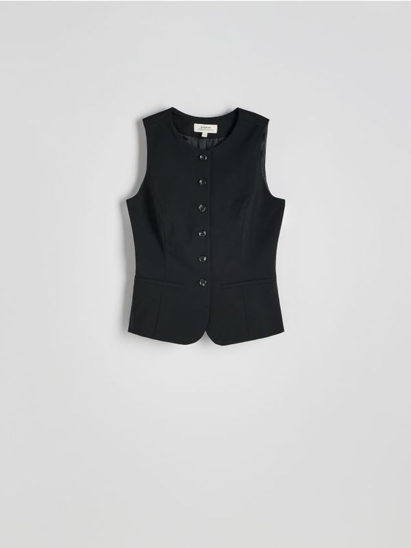 Reserved Reserved - LADIES` VEST - crno