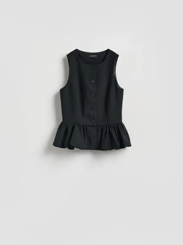 Reserved Reserved - LADIES` VEST - crno