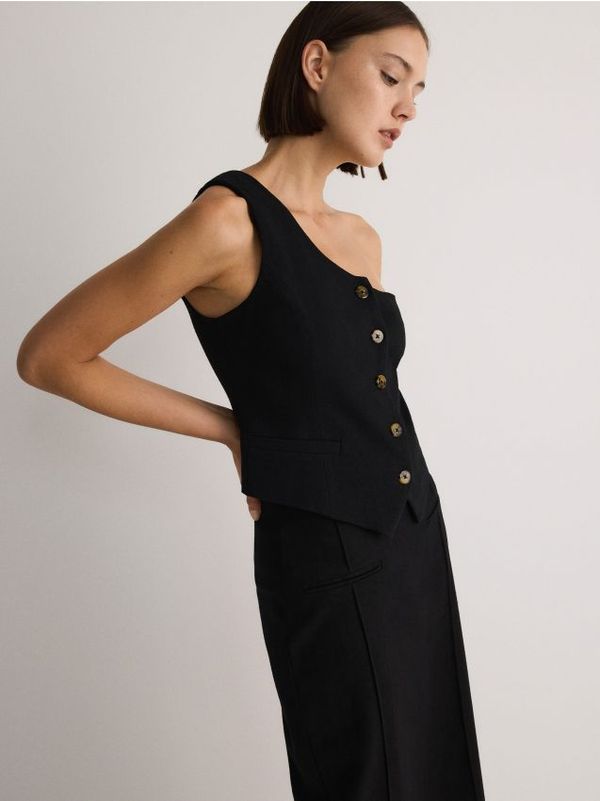 Reserved Reserved - LADIES` VEST - crno