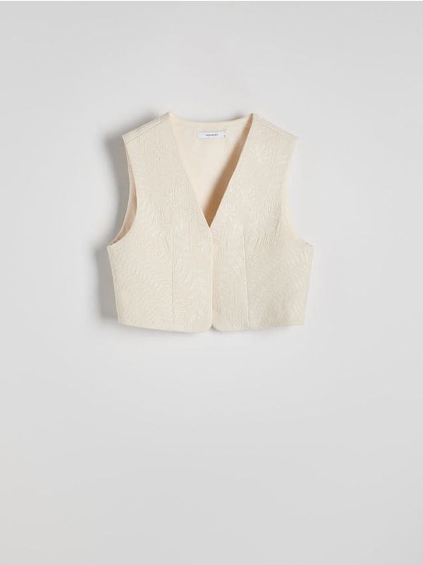 Reserved Reserved - LADIES` VEST - krem