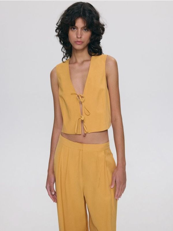 Reserved Reserved - LADIES` VEST - svjetlonarančasto