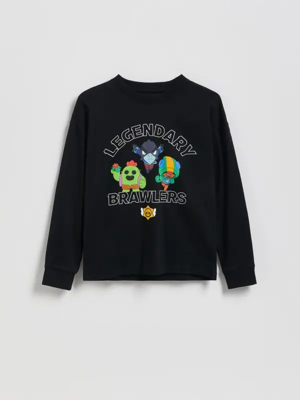 Reserved Reserved - Long-sleeve Brawl Stars - crno