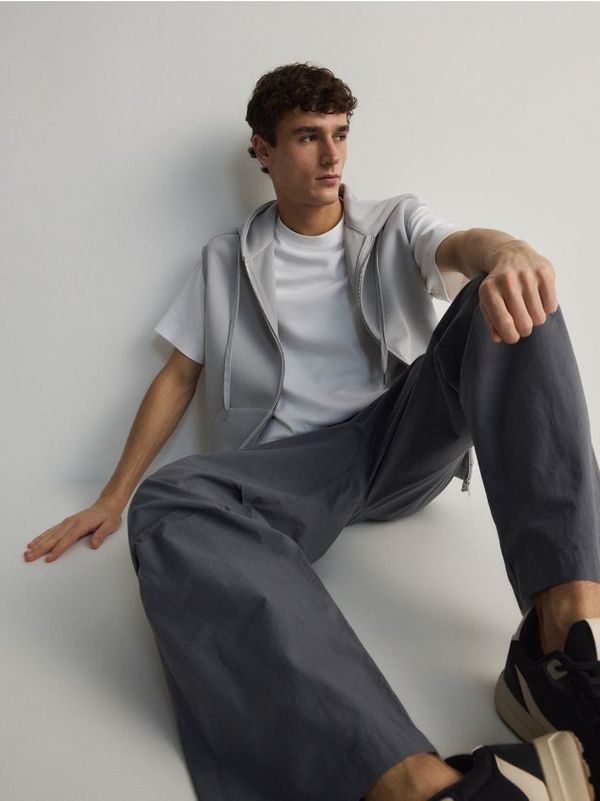 Reserved Reserved - Loose hlače - tamnosivo