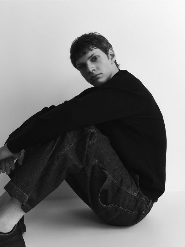 Reserved Reserved - Loose traperice - steel blue