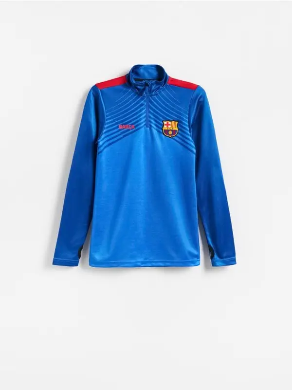 Reserved Reserved - Majica dugih rukava FC Barcelona - mornarsko plava