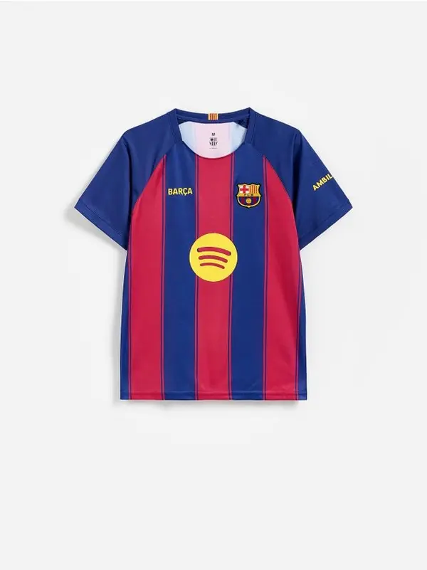 Reserved Reserved - Majica FC Barcelona - mornarsko plava