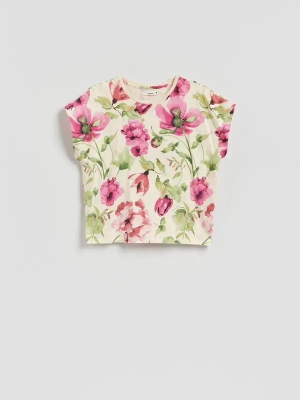 Reserved Reserved - Majica kratkih raglan rukava - šaren