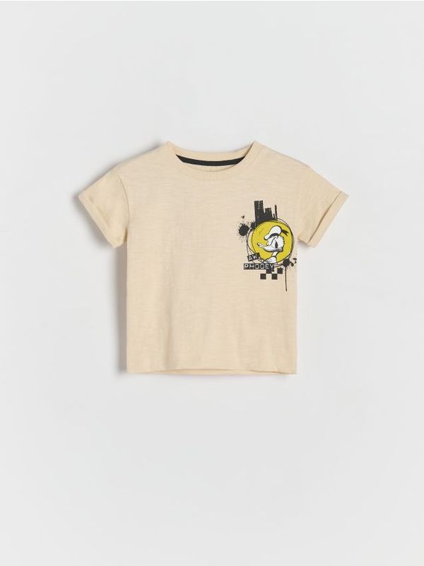 Reserved Reserved - Majica kratkih rukava Donald Duck - bež