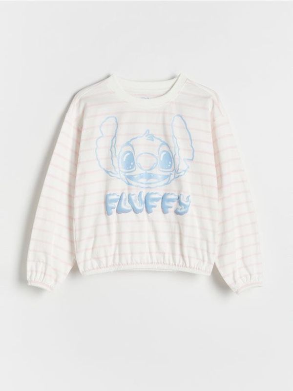 Reserved Reserved - Majica kratkih rukava Lilo & Stitch - pastelnoružičasto