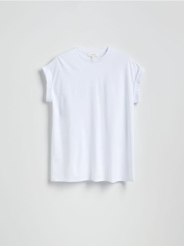 Reserved Reserved - Majica kratkih rukava od mješavine modalnih vlakana - bijela