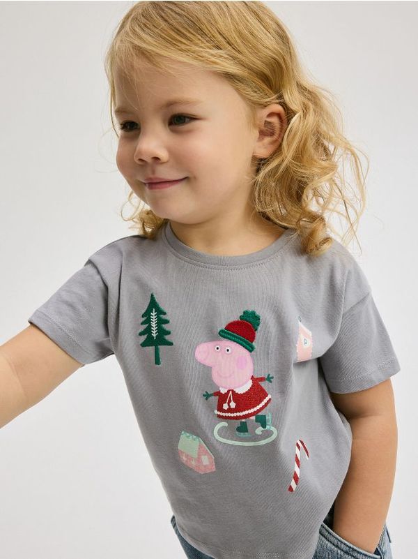 Reserved Reserved - Majica kratkih rukava Peppa Pig - light grey