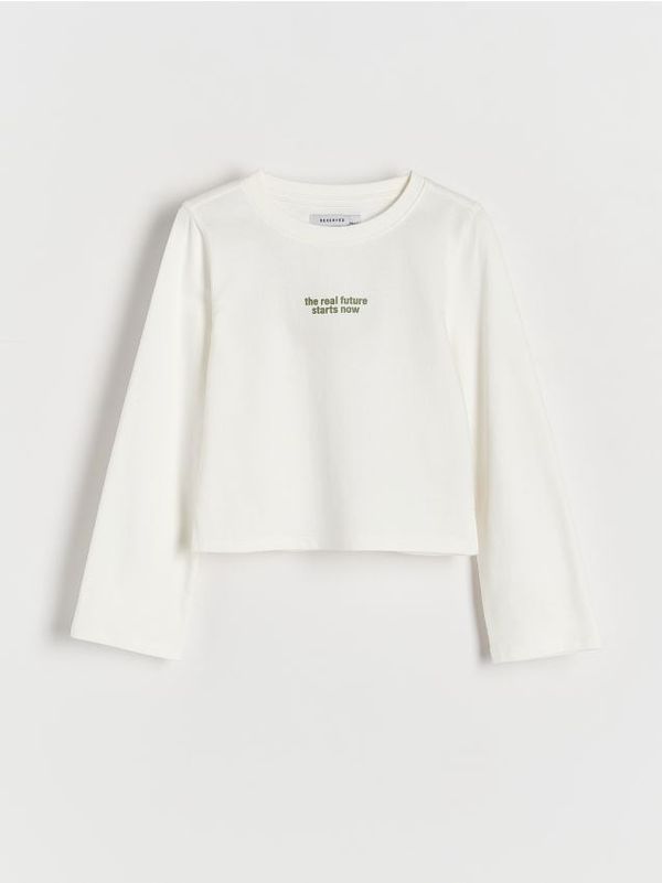 Reserved Reserved - Majica kratkih rukava s printom - bijela