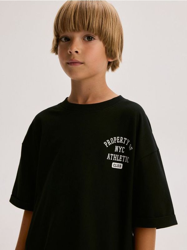 Reserved Reserved - Majica kratkih rukava s printom - crno