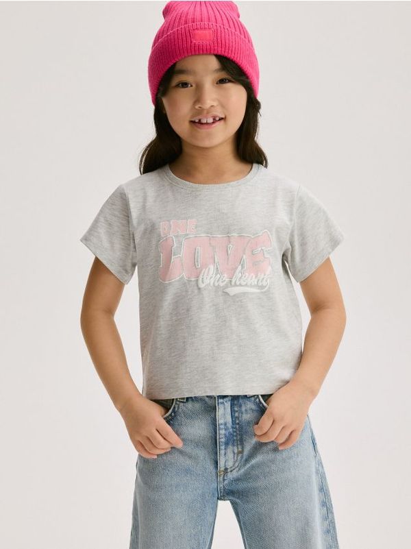 Reserved Reserved - Majica kratkih rukava s printom - light grey