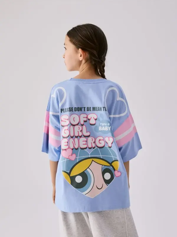 Reserved Reserved - Majica kratkih rukava The Powerpuff Girls - bljedoplavo