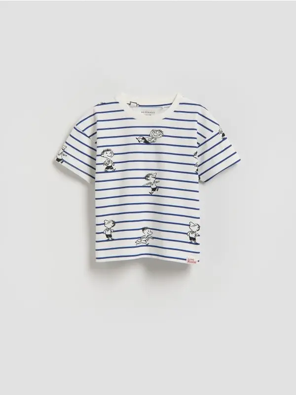 Reserved Reserved - Majica Le Petit Nicolas - krem