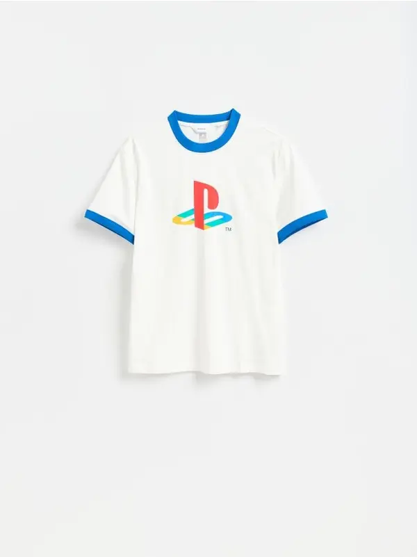 Reserved Reserved - Majica Playstation - krem