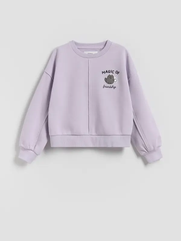 Reserved Reserved - Majica Pusheen - boja lavande