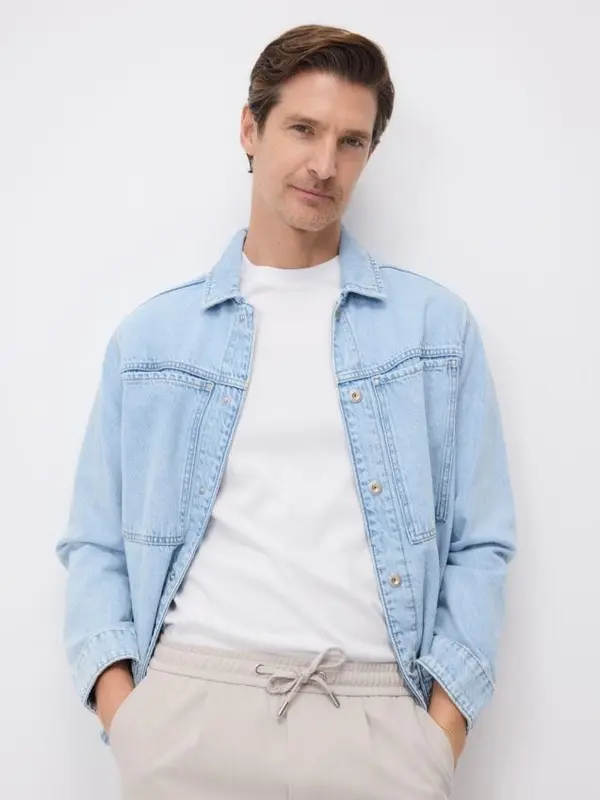 Reserved Reserved - Majica regular fit s lyocellom - bijela