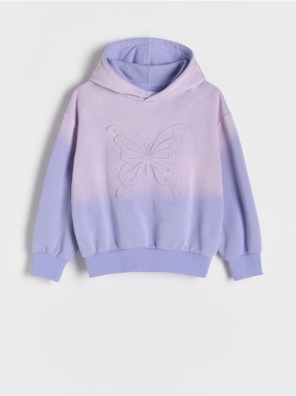 Reserved Reserved - Majica s tie-dye uzorkom - boja grožđa