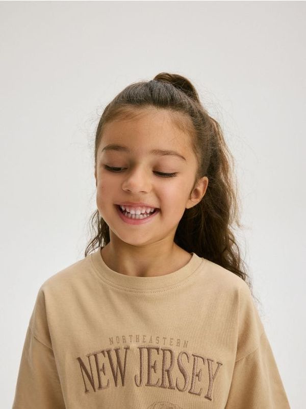 Reserved Reserved - Majica s vezom - bež