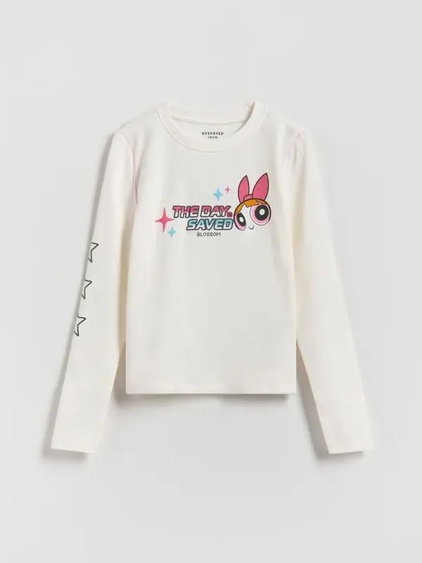 Reserved Reserved - Majica The Powerpuff Girls - krem