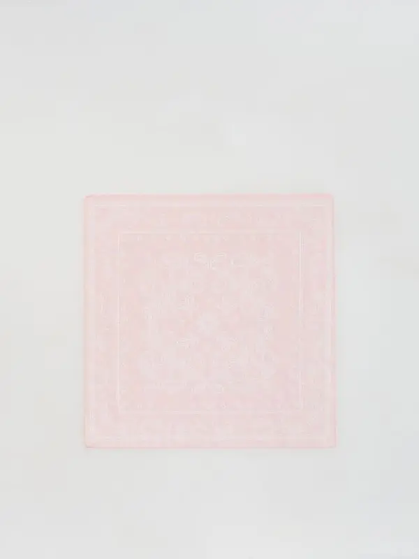 Reserved Reserved - Marama bandana s uzorkom - pastelnoružičasto
