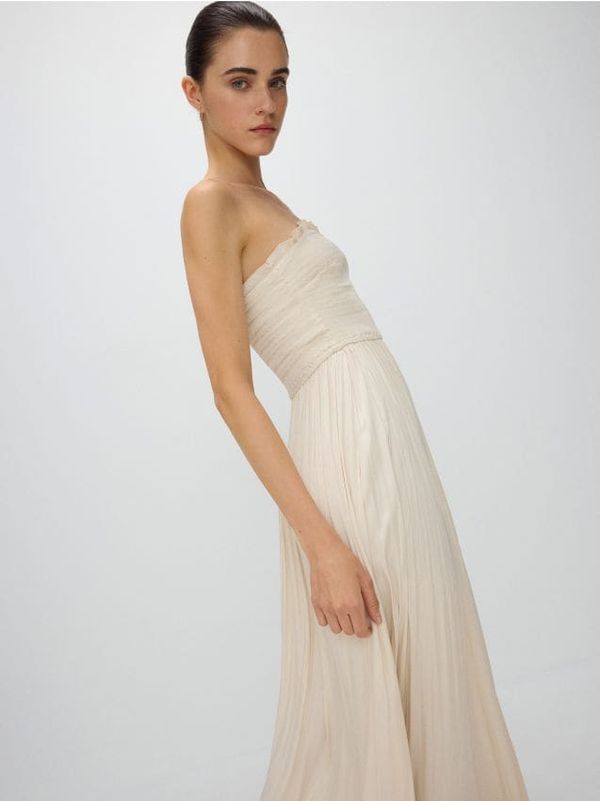 Reserved Reserved - Maxi haljina - bež