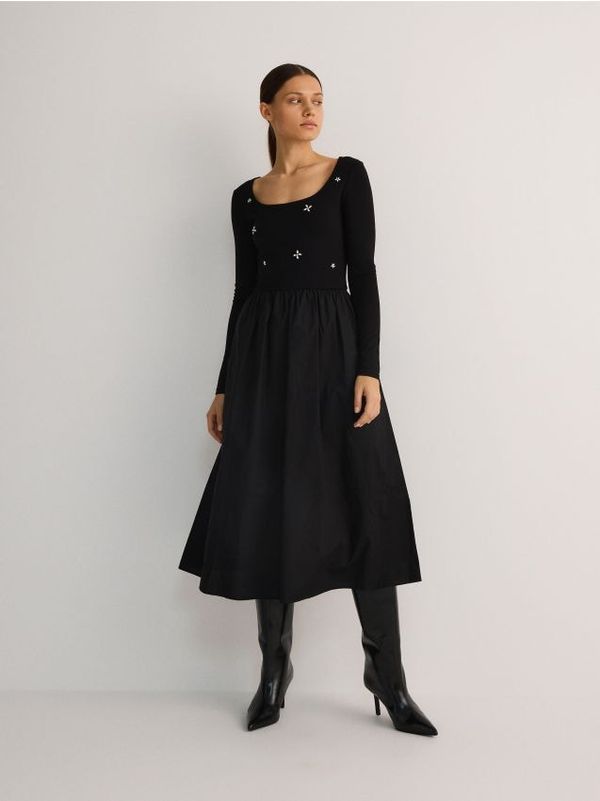 Reserved Reserved - Maxi haljina - crno