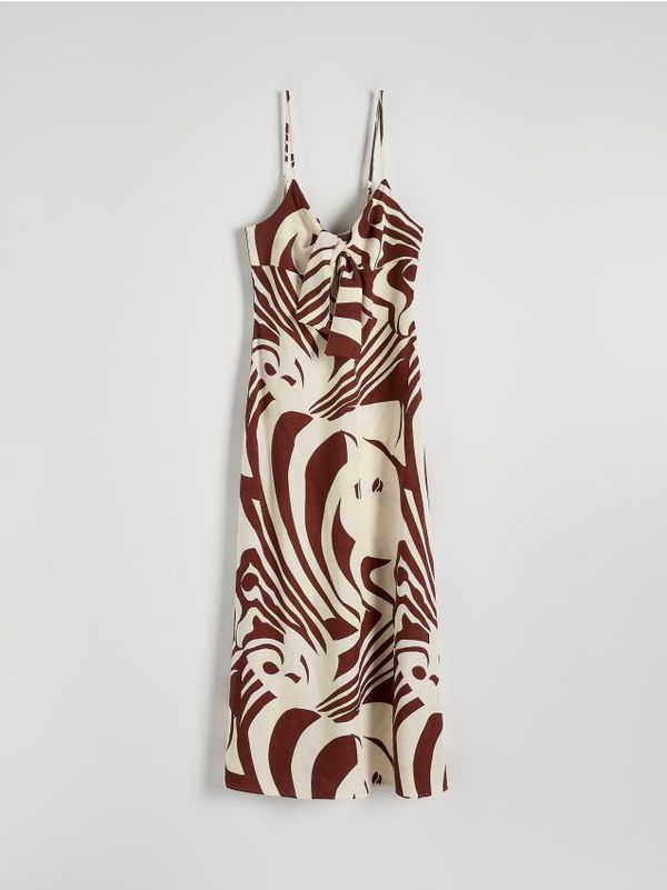 Reserved Reserved - Maxi haljina s visokim udjelom viskoze - šaren