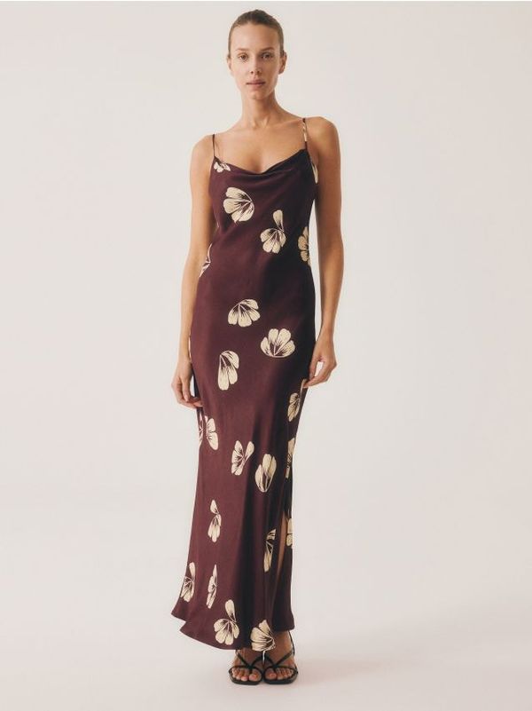 Reserved Reserved - Maxi haljina - tamnoljubičasto