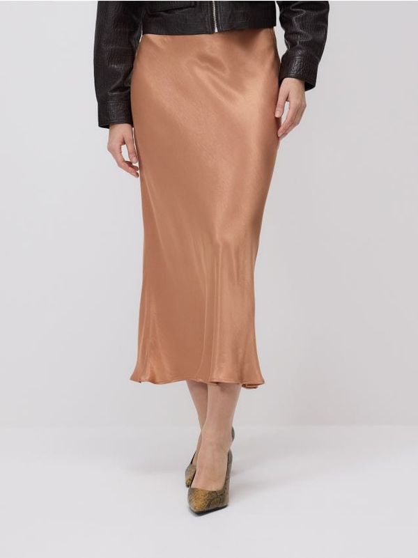 Reserved Reserved - Maxi suknja od viskoze - roza