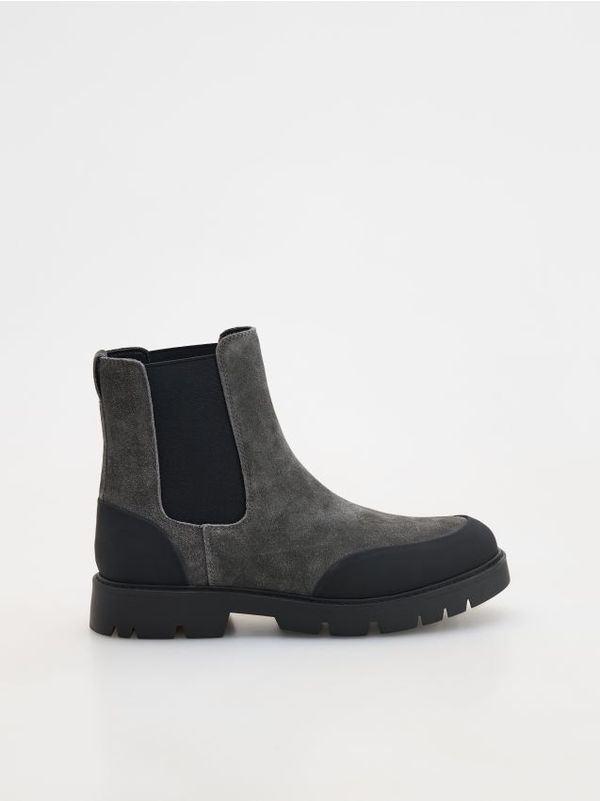 Reserved Reserved - MEN`S ANKLE BOOTS - tamnosivo