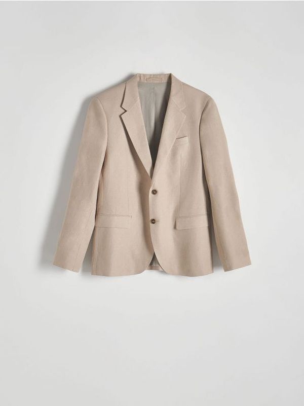 Reserved Reserved - MEN`S BLAZER - bež