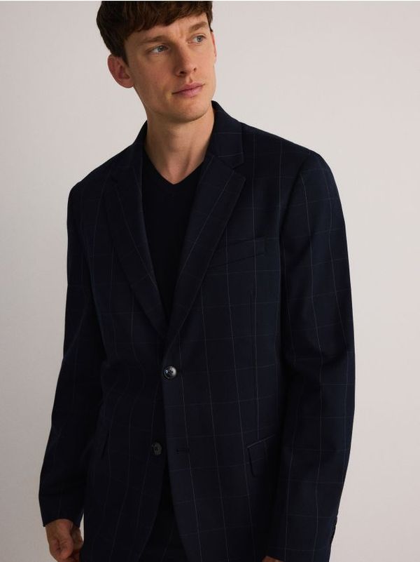 Reserved Reserved - MEN`S BLAZER - mornarsko plava