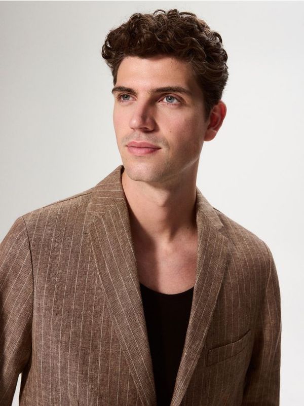 Reserved Reserved - MEN`S BLAZER - smeđi