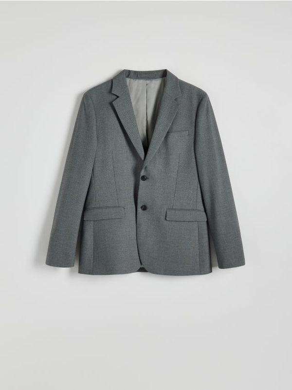 Reserved Reserved - MEN`S BLAZER - tamnosivo
