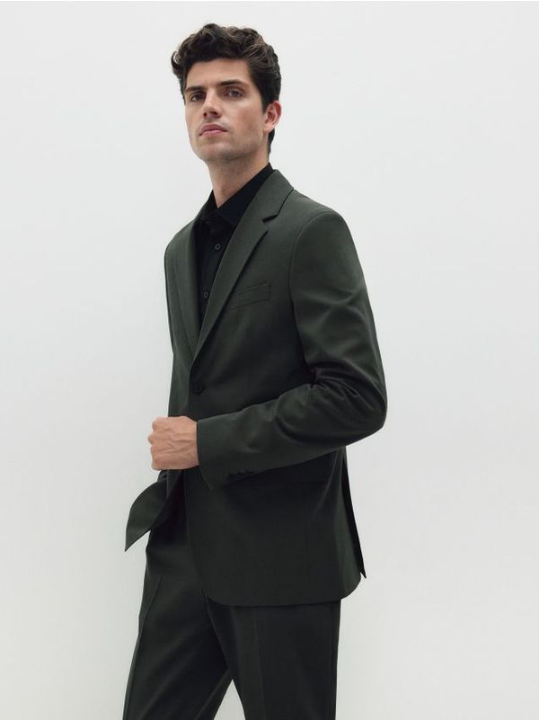 Reserved Reserved - MEN`S BLAZER - tamnozeleno